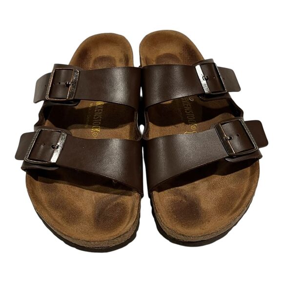 Birkenstock Arizona Slide Sandals Brown Men's US 11 - Picture 1 of 12